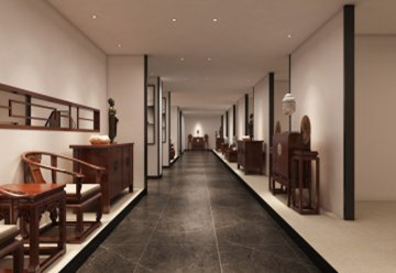 大石紅木家具展廳裝修設(shè)計(jì)